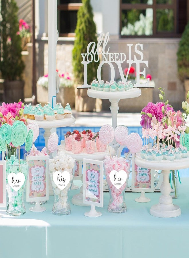 BLSUREFYX 240 Set His Her Favorite Stickers with 4x6in Self Sealing Bags His Favorite Her Favorite Wedding Welcome Bag Set for Engagement Bridal Shower Wedding Guest Treat Candy Stuffer Cookie Packaging - Image 2